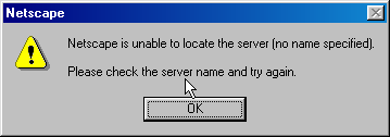 Ohne Server-Name keine Verbindung